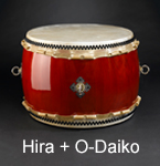 Hira / Odaiko drums